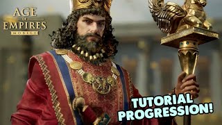 Age Of Empires Mobile  Tutorial Part 2  Upgrading My Humble Village [upl. by Teevens]