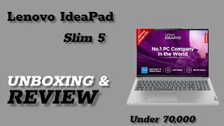 quotLenovo IdeaPad Slim 5 82XF0077IN Review Best Under ₹70000  Performance Features amp Valuequot [upl. by Annoj]