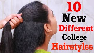 10 Different amp New College Hairstyles  College Hairstyles For Medium Hair  Daily Hair Style Girl [upl. by Duane]