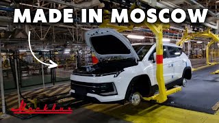 I Went on a Tour of the RUSSIAN MOSKVICH CAR Factory [upl. by Telfer]