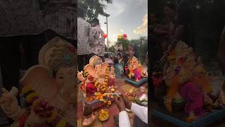 निरोप🌺🥺🙏🏻🫶🏻  visarjan ganpatibappamorya youtubeshorts aagrikoli bappamorya viralshort [upl. by Eelyma]