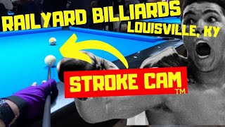 MindBlowing POV Pro Pool Players Insane Shots at Railyard Billiards [upl. by Enert]