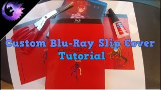 Custom BluRay Slip Cover Tutorial  How To Make Your Own  DVDBluRay Sleeve [upl. by Dranyar606]