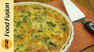 Chicken Quiche Recipe By Food Fusion [upl. by Laeynad]