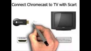 how to connect chromecast using scart adapter [upl. by Ameerak736]