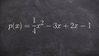 Determining the leading coefficient and degree of a polynomial [upl. by Oran930]