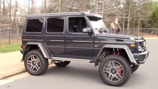 The Mercedes G550 4x4 Squared Is a 250000 German Monster Truck [upl. by Rex97]