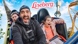 FAMILJEN PÅ LISEBERG  VLOGG ELIZE PRÖVAR STORA KARUSELLER [upl. by Urdna]