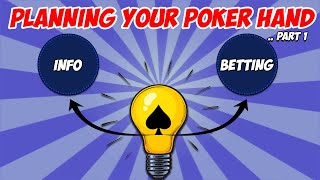 Planning Your Poker Hand Pt 1  Play Like the Pros [upl. by Sager660]