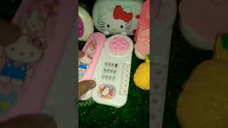 Moshi Moshi Hello Kitty 📞😁🥰 Satisfying Telephone 📱 Playset [upl. by Elleret]