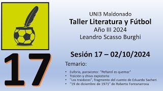 Literatura y Fútbol Sesión 17 [upl. by Neivad]