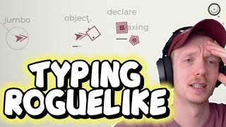 New Typing Roguelike got me questioning my skills  Glyphica Typing Survival [upl. by Yatnuhs]