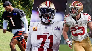 JAMARR CHASE REGRESA  TRENT WILLIAMS vuelve con 49ERS  MCCAFFREY SANO para SEMANA 1 [upl. by Oicangi]