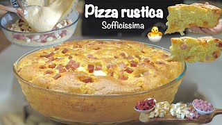 PIZZA RUSTICA SOFFICISSIMA DI PASQUA con Impasto molle BUONISSIMA ANCHE FREDDA [upl. by Anetsirk273]