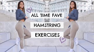 TOP 5 Hamstring Exercises my faves [upl. by Nahum]