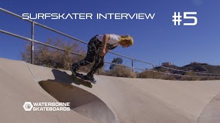 Surfskater Interview 5 Rags To Ditches Las Vegas  Kevin  WATERBORNE SKATEBOARDS [upl. by Nalod]