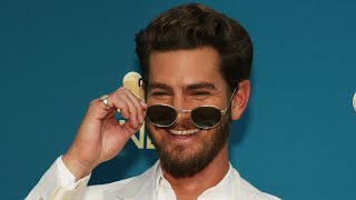 Andrew Garfield arrives at the 74th Primetime Emmys September 12 2022 [upl. by Anyale]