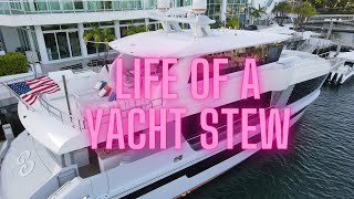 Life of a Yacht Stewardess amp Deckhand 3 Day Charter to The Bahamas [upl. by Ursulette]