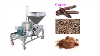 carob powder mill caroube powder machine carob processing machinery infobrightsailasiacom [upl. by Nolrak]