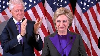 Hillary Clinton FULL Concession Speech  Election 2016 [upl. by Afatsom]