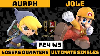 Retriever Rumble 59 Losers Quarters  Aurph ROB Toon Link vs Jole Mario Smash Ultimate [upl. by Enelak]