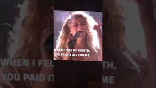 Reckless Love Tori Kelly Easter 2018 [upl. by Harneen]