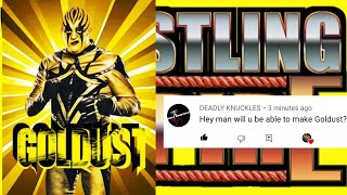 How to make Goldust in Wrestling Empire [upl. by Kikelia]