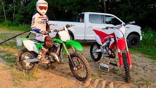 Whats The Better 2 Stroke CR125 vs KX125 [upl. by Minabe450]