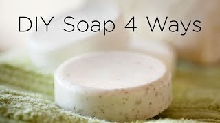 How to Make Soap at Home  4 Ways [upl. by Kravits499]