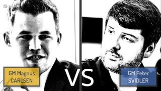 Carlsen vs Svidler chess24 Birthday Banter Blitz [upl. by Annasoh559]