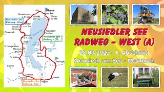 Neusiedler See Radweg – Teil 1 von Neusiedl am See nach Mörbisch [upl. by Percy671]