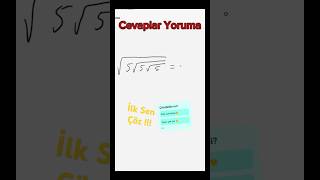 ZEKANI TEST ET  matematik matematika maths [upl. by Ettesel725]