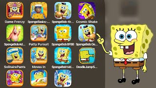 Spongebobs Game FrenzyBaldis BasicsKrusty CookOffThe Cosmic ShakePatty PursuitDoodle Jump [upl. by Fredrika]