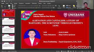 CAPITALISM AND ALIENATION A STUDY OF BARTLEBY THE SCRIVENER THROUGH FROMMS LENS [upl. by Strang]