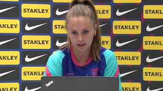 12052021  Interview with Lieke Martens on FC Barcelonas style [upl. by Phip]