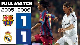 FC Barcelona 11 Real Madrid  PARTIDO COMPLETO  LALIGA EA SPORTS 200506 [upl. by Cott]