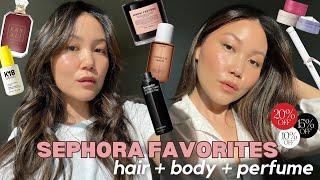 SEPHORA SALE best perfumes  long haircare  body skincare  holiday gift recommendations [upl. by Goldie186]