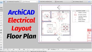 ArchiCAD Electrical House Wiring Tutorial for Electrical EngineersArchitects [upl. by Eiwoh857]