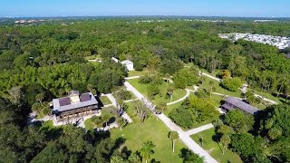 Aerial Video Footage of Koreshan State Historic Site in Estero FL [upl. by Tonina]