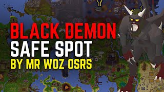 How To Safe Spot BLACK DEMONS In The Catacombs Of Kourend︱Old School Runescape [upl. by Schick]