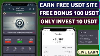 New Usdt Earning App New USDT Shopping Mall Site [upl. by Homans282]