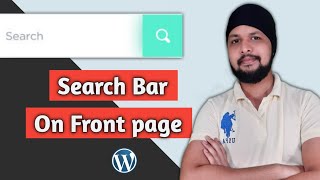 How to add Search Bar On Home Page In Wordpress  Elementor Search Bar On Home Page In Hindi [upl. by Glenn]