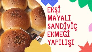 EKŞİ MAYALI EKMEK NASIL YAPILIR  EKŞİ MAYALI EKMEK TARİFİ  EKMEK EVDE NASIL YAPILIR [upl. by Aneej]