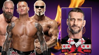 Randy Orton Triple H Scott Steiner Vs Team CM Punk WWE 2K24 17 [upl. by Enrahs]