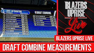 NBA Draft Combine  Measurements 3pt Shooting and more  Blazers Uprise Live [upl. by Harbour]