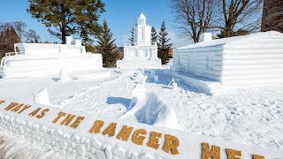 See the 2024 Michigan Tech Winter Carnival Statue Winners [upl. by Litt]