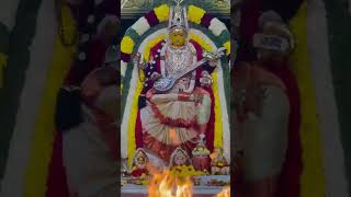 Saraswati Devi Alankar at Navaratri Homa 2024 at Satyaloka [upl. by Eldon]