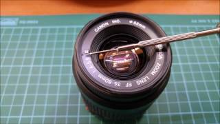 Disassembly of Canon EF 3580mm III Lens [upl. by Amir581]