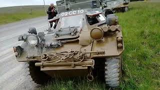 Daimler Ferret Armoured Scout Car vs Catterick Tank Ranges Mud [upl. by Raf]