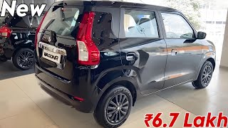 updated ₹67 LAKH Maruti Suzuki Wagon R NEW MODEL Review  Black Colour  On Road Price Feature [upl. by Scotty789]